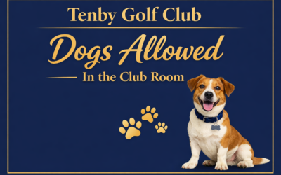 Tenby Golf Club welcomes well-behaved dogs to The Club Room